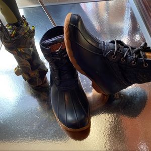 Sperry Nylon Quilted Saltwater Duck Boot